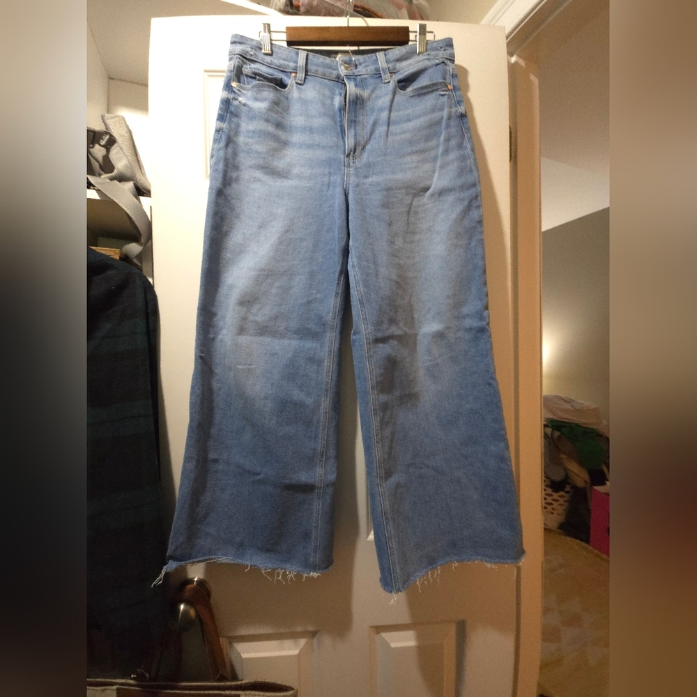 Paige Anessa High-rise Wide Leg Jeans